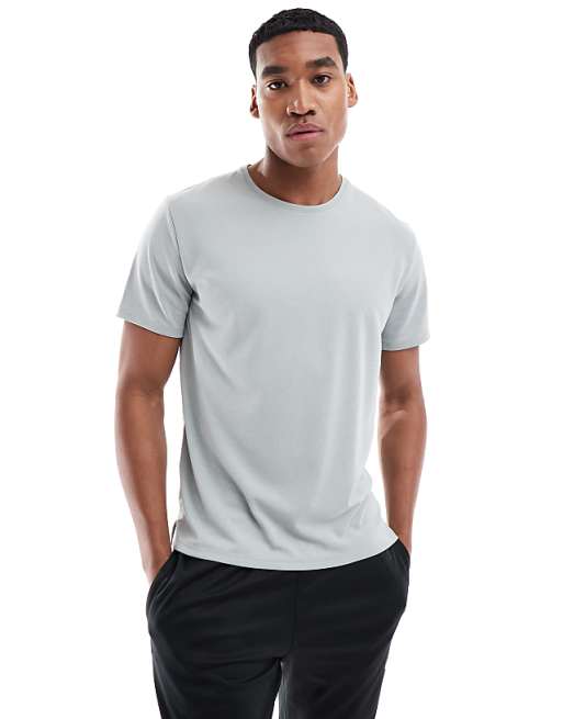 Nike Running Miler Dri-FIT t-shirt in grey