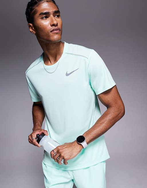 Nike Running Miler Dri-FIT t-shirt in light green