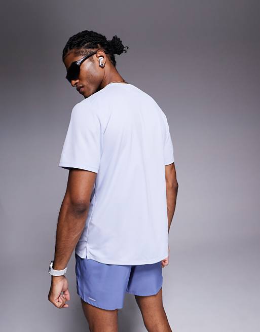 Nike Running Miler Dri-FIT T-shirt In Lilac