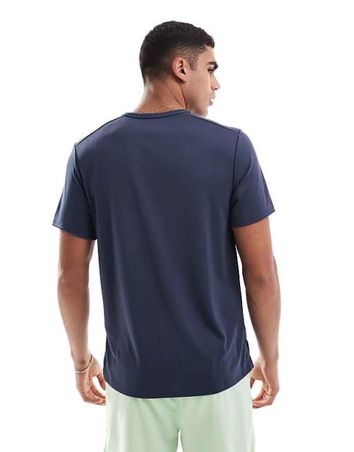 Nike Running Miler Dri-FIT T-shirt In Navy