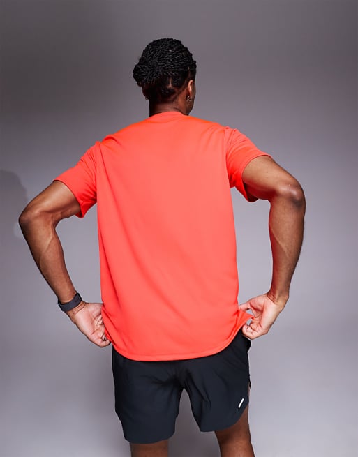 Nike Running Miler Dri-FIT T-shirt In Red