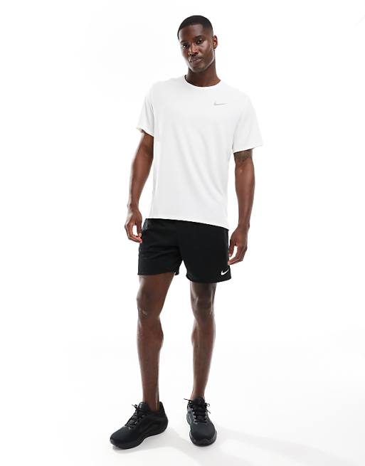 Nike Running Miler Dri-FIT T-shirt In White