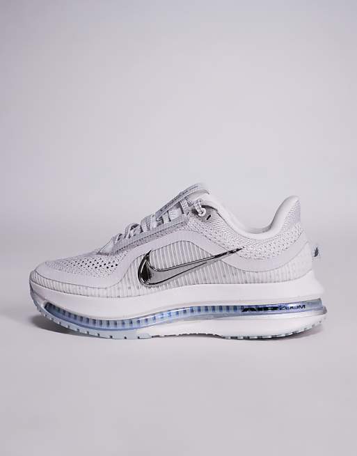 Nike Running Pegasus Premium Trainers In Light Grey And Silver