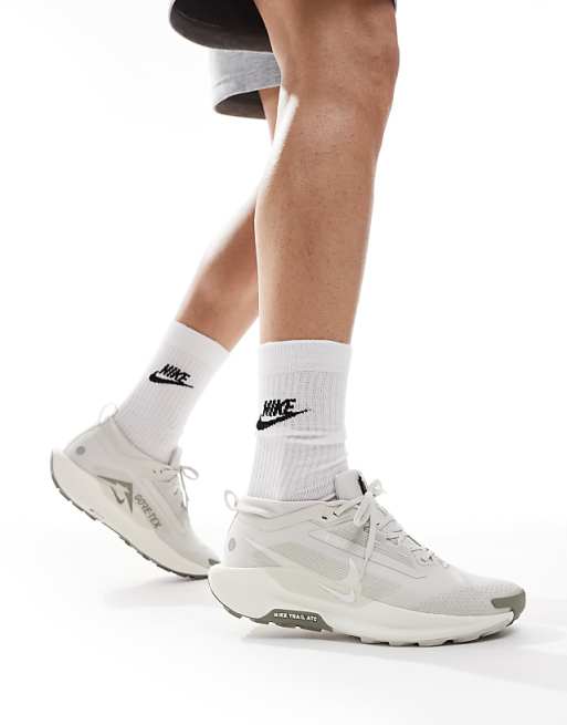 Nike Running ReactX Pegasus Trail 5 Gore-TEX Trainers In Light Green