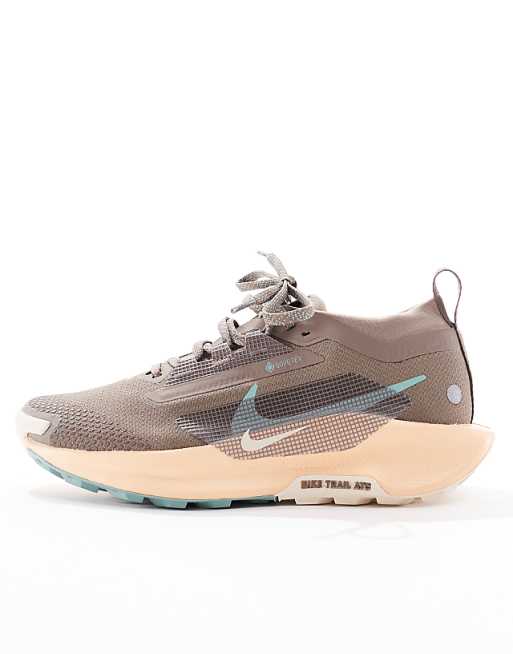 Nike Running ReactX Pegasus Trail 5 Gore-TEX Trainers In Brown