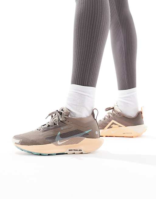 Nike Running ReactX Pegasus Trail 5 Gore-TEX trainers in brown