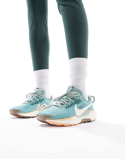 Nike Running ReactX Pegasus Trail 5 Trainers In Light Blue