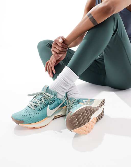 Nike Running ReactX Pegasus Trail 5 trainers in light blue