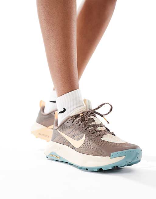 Nike Running ReactX Wildhorse 10 Trainers In Brown