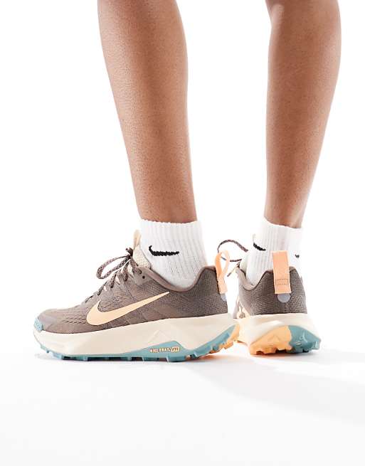 Nike Running ReactX Wildhorse 10 Trainers In Brown