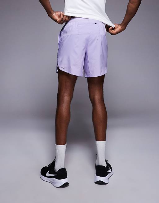 Nike Running Stride Dri-FIT 7 Inch Shorts In Lilac
