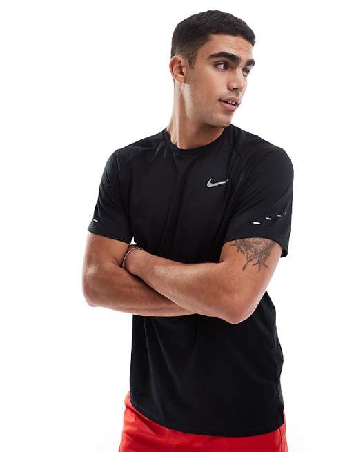 Nike Running Stride Dri-FIT t-shirt in black