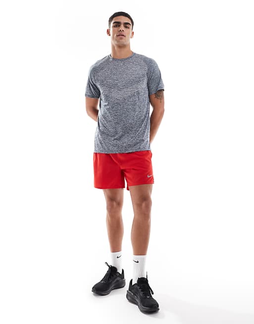 Nike Running Stride Dri-FIT T-shirt In Navy