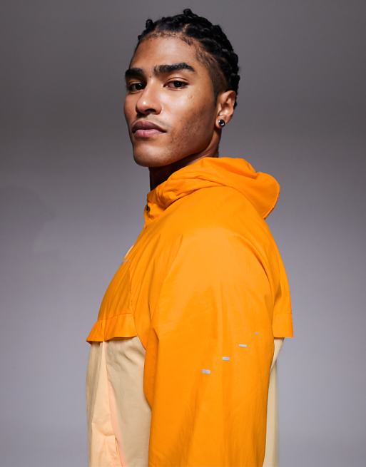 Nike Running Stride Repel Jacket In Orange