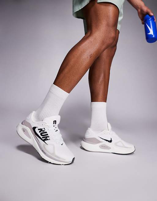 Nike Running Structure 26 trainers in summit white & grey