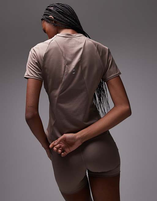 Nike Running Swift Dri-FIT T-shirt In Brown
