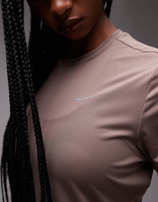 Nike Running Swift Dri-FIT T-shirt In Brown