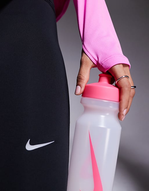 Nike Running Tempo Dri-FIT Half Zip Long Sleeve Top In Pink