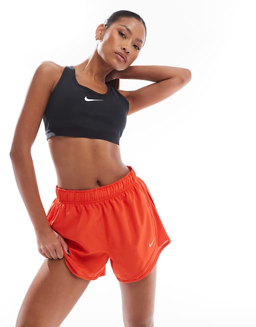 Nike Running Tempo Dri-FIT Mid Rise 3 Inch Shorts In Red