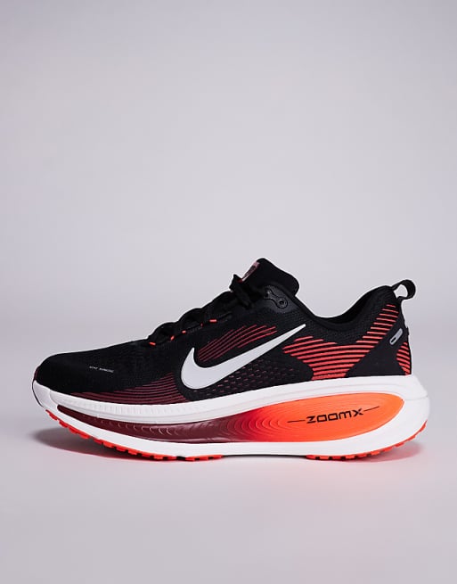 Nike Running Vomero 18 Trainers In Black And Red