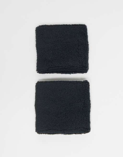 Nike Swoosh Classic Wristbands 2 Pack In Black