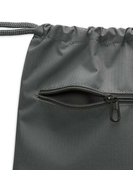 Nike Training Brasilia 9.5 Drawstring Bag In Grey