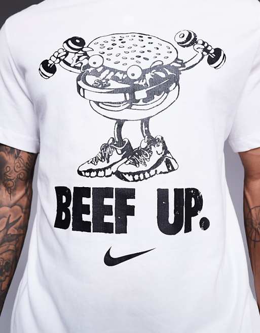Nike Training Dri-FIT Graphic T-shirt In White