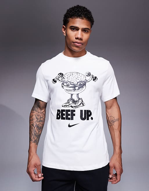 Nike Training Dri-FIT graphic t-shirt in white