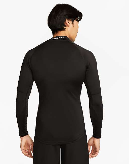 Nike Training Dri-FIT Long Sleeve Top In Black