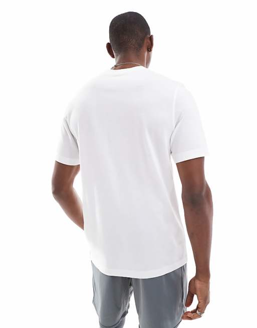 Nike Training Dri-FIT Slogan Short Sleeve T-shirt In White