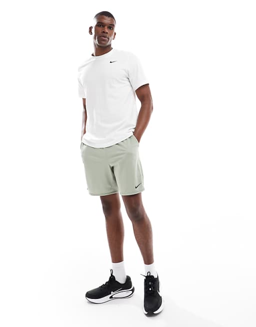 Nike Training Dri-Fit Totality Knit 7 Inch Shorts In Light Green