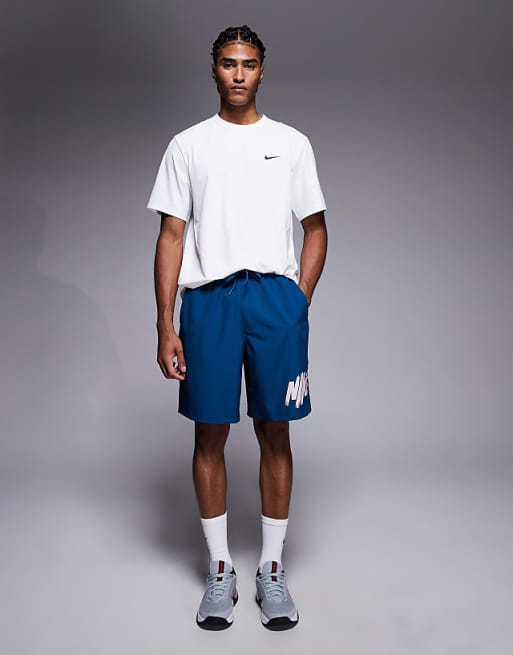 Nike Training Form Dri-FIT 9inch shorts in dark blue