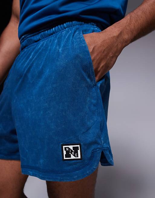Nike Training Heritage Dri-Fit Shorts In Blue