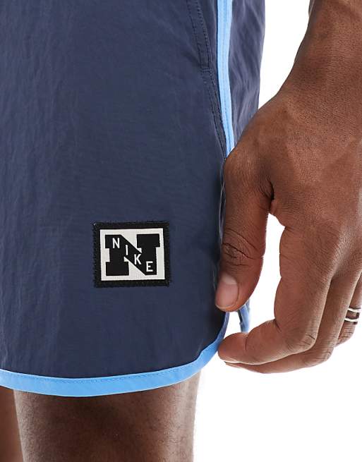 Nike Training Heritage Dri-FIT Woven 5 Inch Shorts In Blue