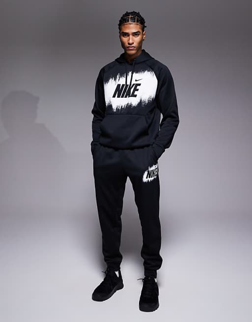 Nike Training Heritage Graphic Hoodie In Black