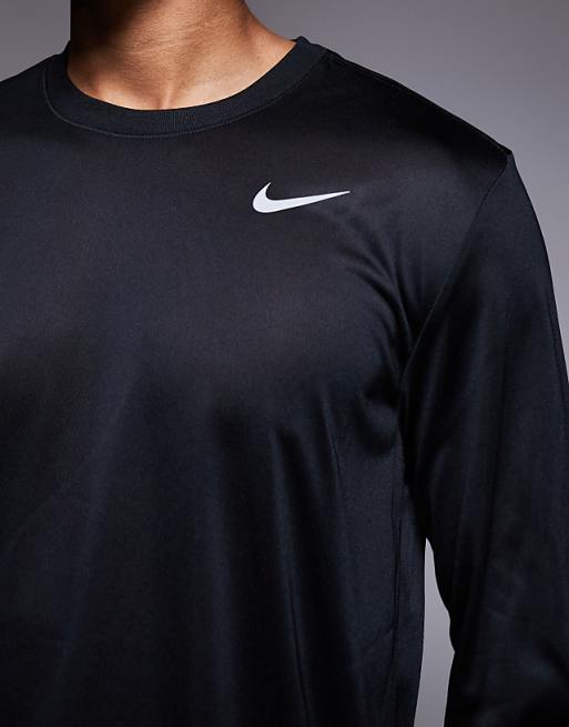 Nike Training Legend Dri-FIT Long Sleeve Top In Black