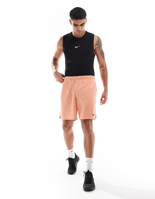 Nike Training Totality Dri-FIT Knit 7inch Shorts In Apricot