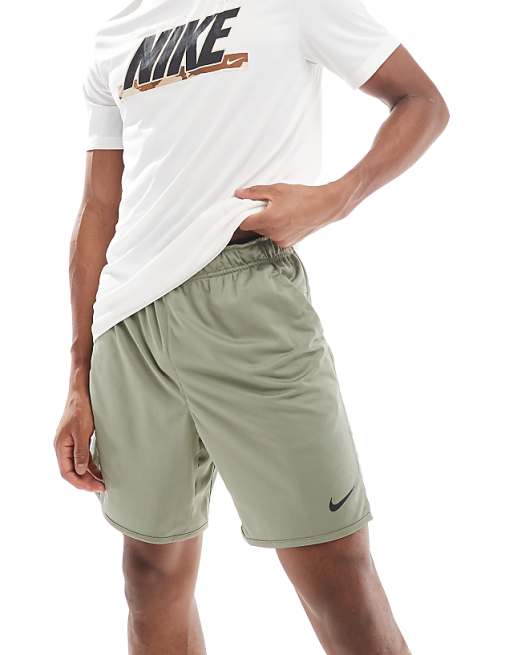 Nike Training Totality Dri-FIT Knitted 7 Inch Shorts In Khaki