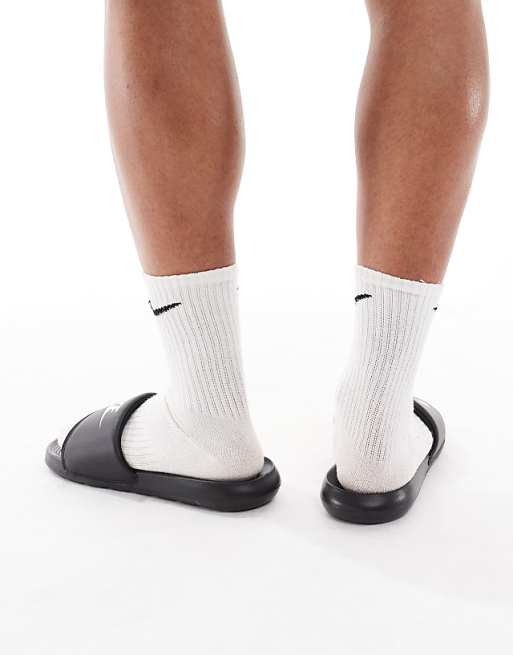 Nike Victori One Sliders In Black