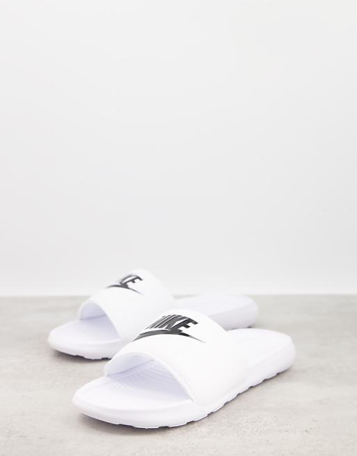 Nike Victori One Sliders In White