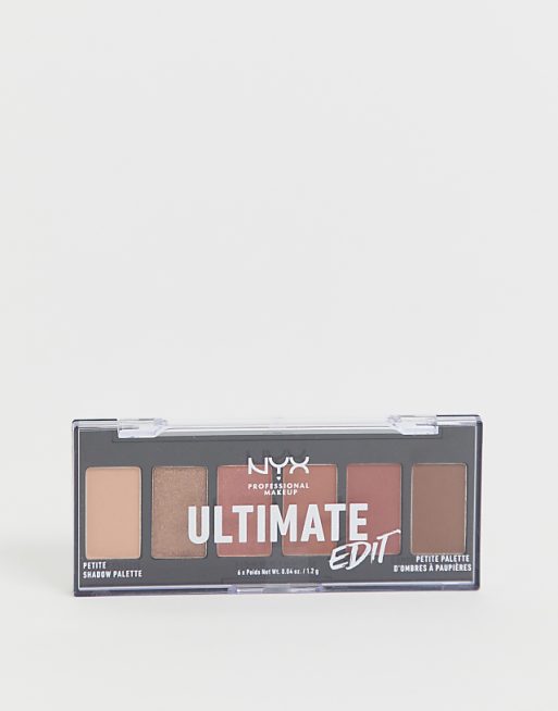 NYX Professional Makeup UltimateEdit Petite Eye Shadow Palette - Warm Neutrals