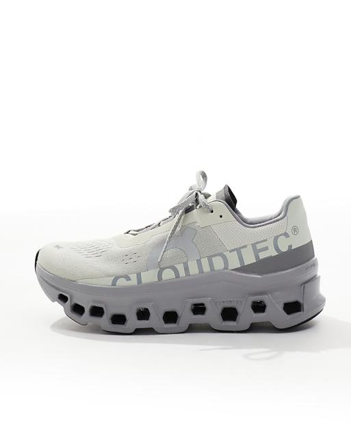 ON Cloudmonster Running Trainers In Grey