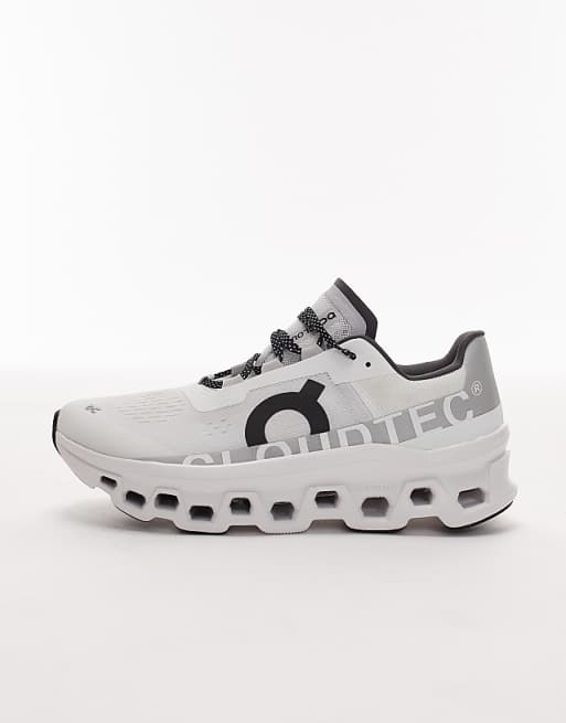 ON Cloudmonster Running Trainers In White
