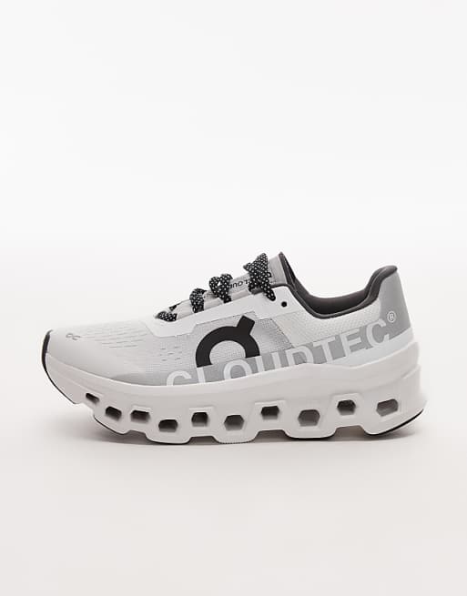ON Cloudmonster Running Trainers In White