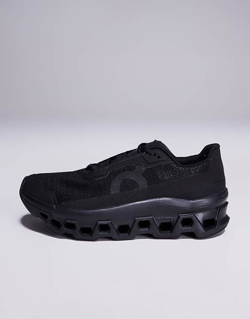 ON Cloudmonster Void Running Trainers In Black