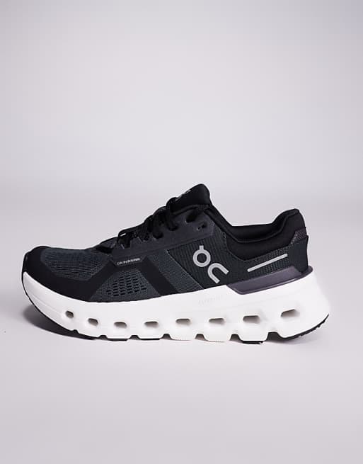ON Cloudrunner 2 Running Trainers In Black