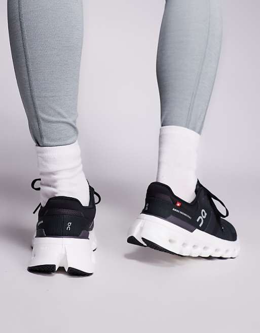 ON Cloudrunner 2 Running Trainers In Black