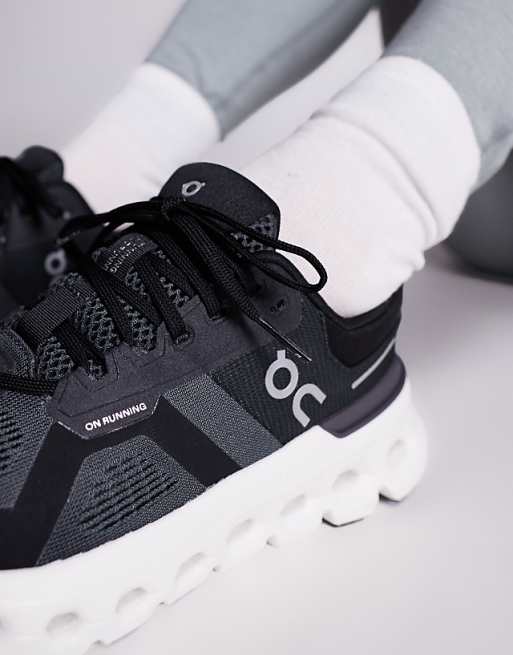ON Cloudrunner 2 Running Trainers In Black