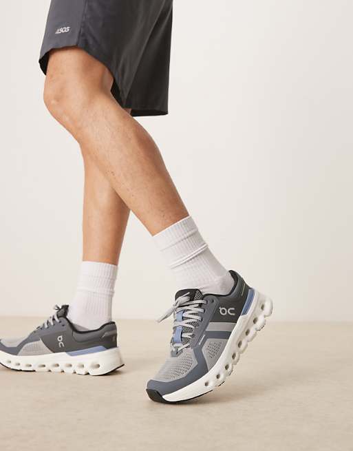 ON Cloudrunner 2 Running Trainers In Grey