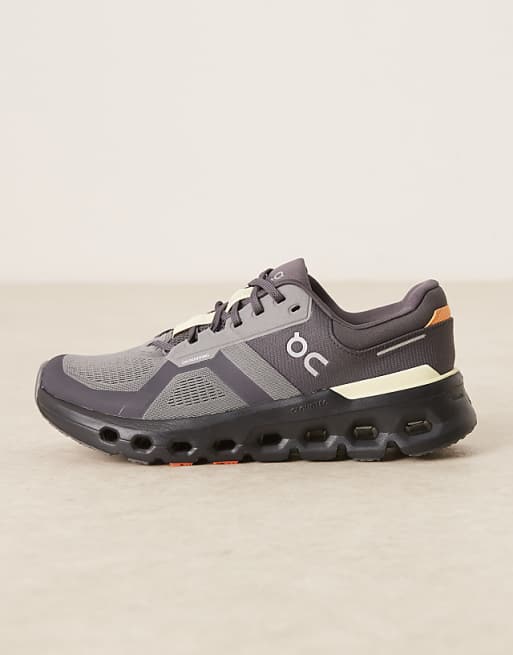 ON Cloudrunner 2 Running Trainers In Rock And Tangerine